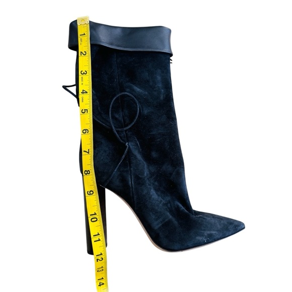 Saint Laurent Paris Black Suede ankle Boots with tassels NEW - Picture 10 of 11